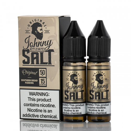 Johnny Applevapes Salt Southern Bread Pudding 50mg 30ml