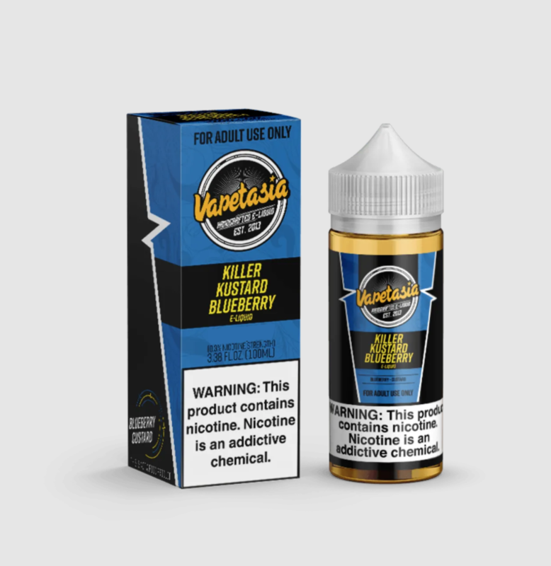 Vapetasia Killer Kustard Blueberry 0mg 100ml