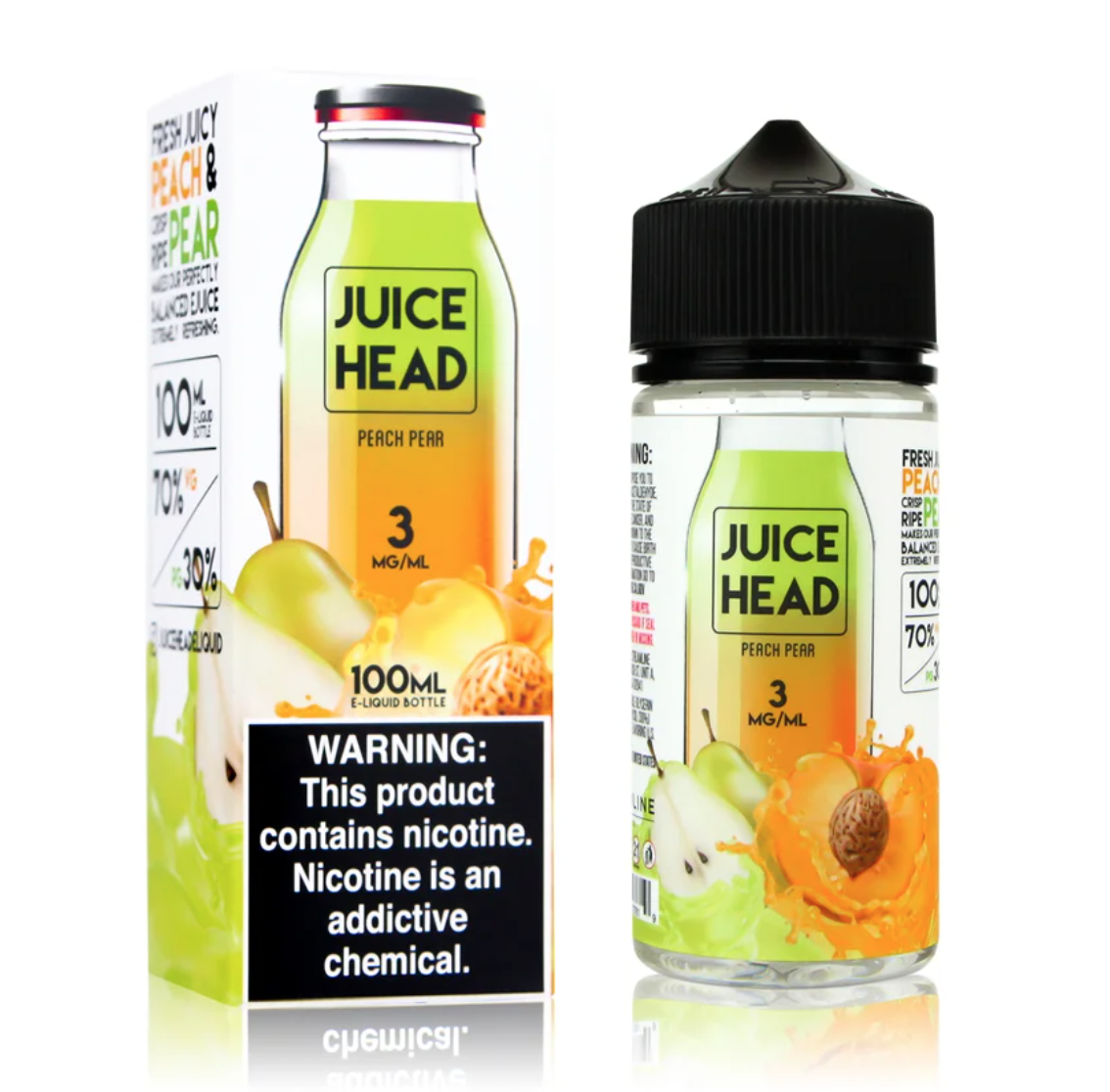 Juice Head Peach Pear Freeze 3mg 100ml