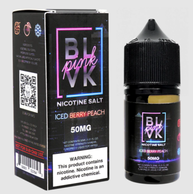 Blvk Unicorn Salt Iced Berry Peach 50mg