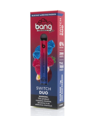 Bang XXL Switch Duo Blue Razz/Red Razz Passion