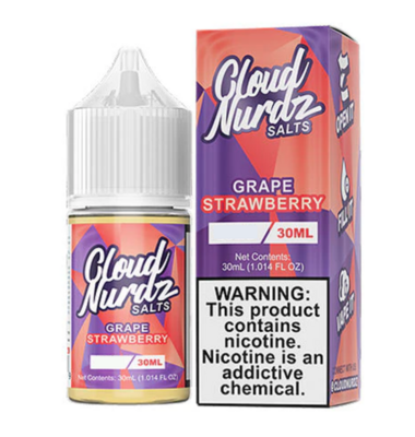 Cloud Nurdz Salt Grape Strawberry 50mg 30ml