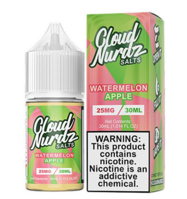 Cloud Nurdz Salt Watermelon Apple 25mg 30ml