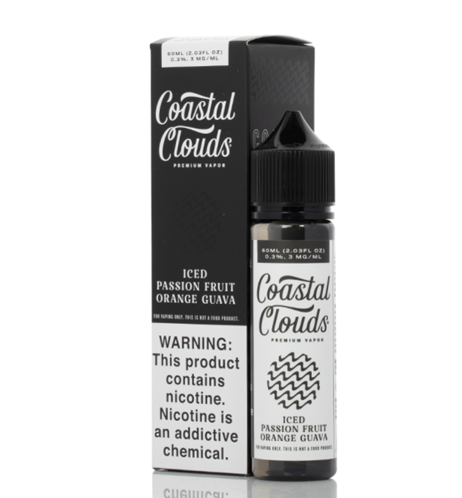 Coastal Clouds Iced Passion Fruit Orange Guava  0mg 60ml