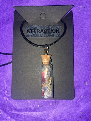 Attraction Spell Bottle Necklace