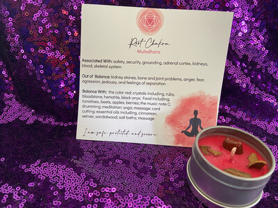 Root Chakra Candle