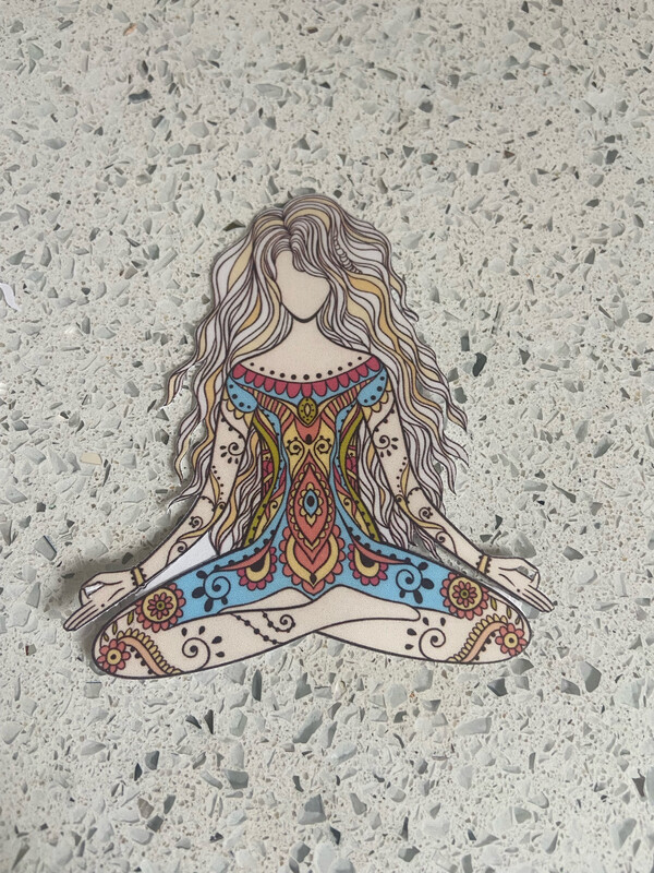 Yoga Girl Stickers