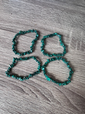 Malachite Chip Bracelet