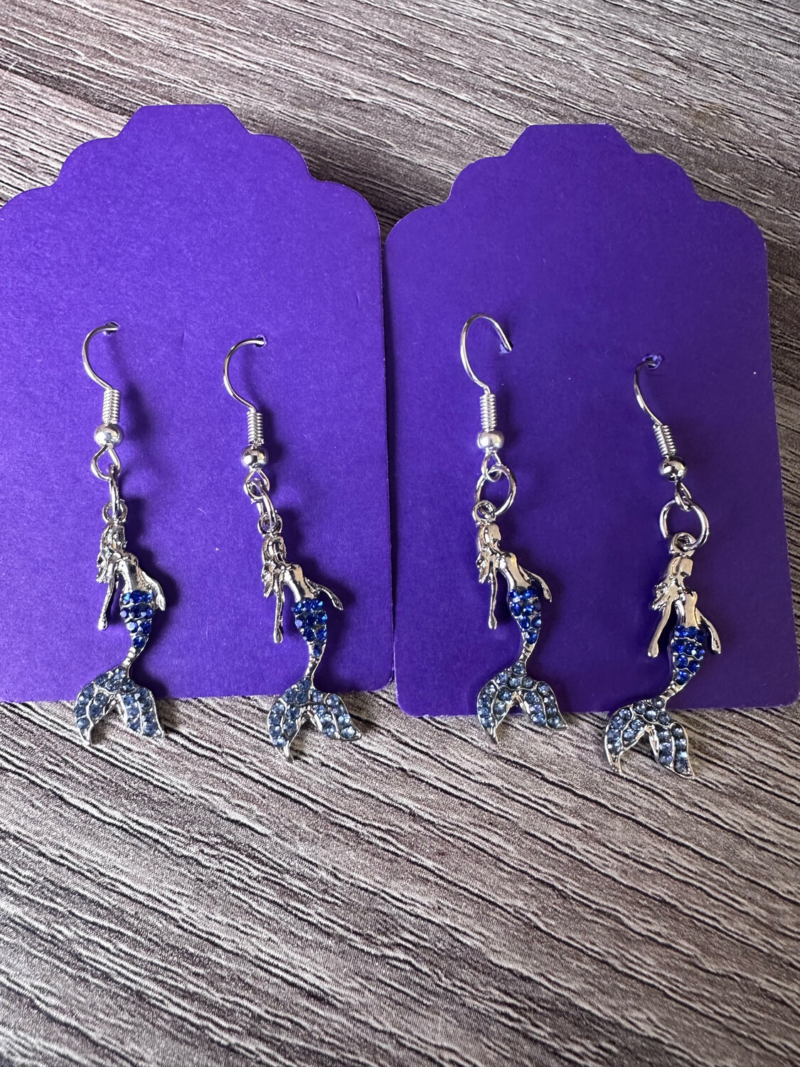 Blue Mermaid Earrings