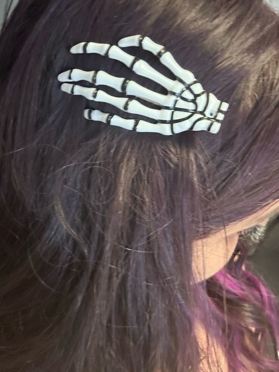 Skeleton Hair Clips