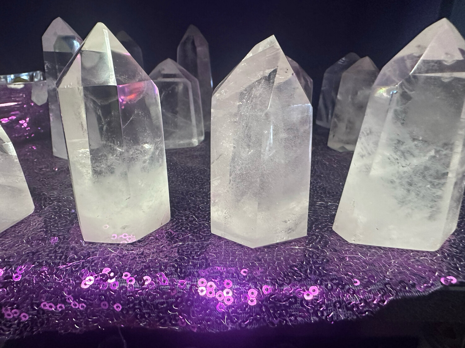 Clear Quartz Towers from Madagascar