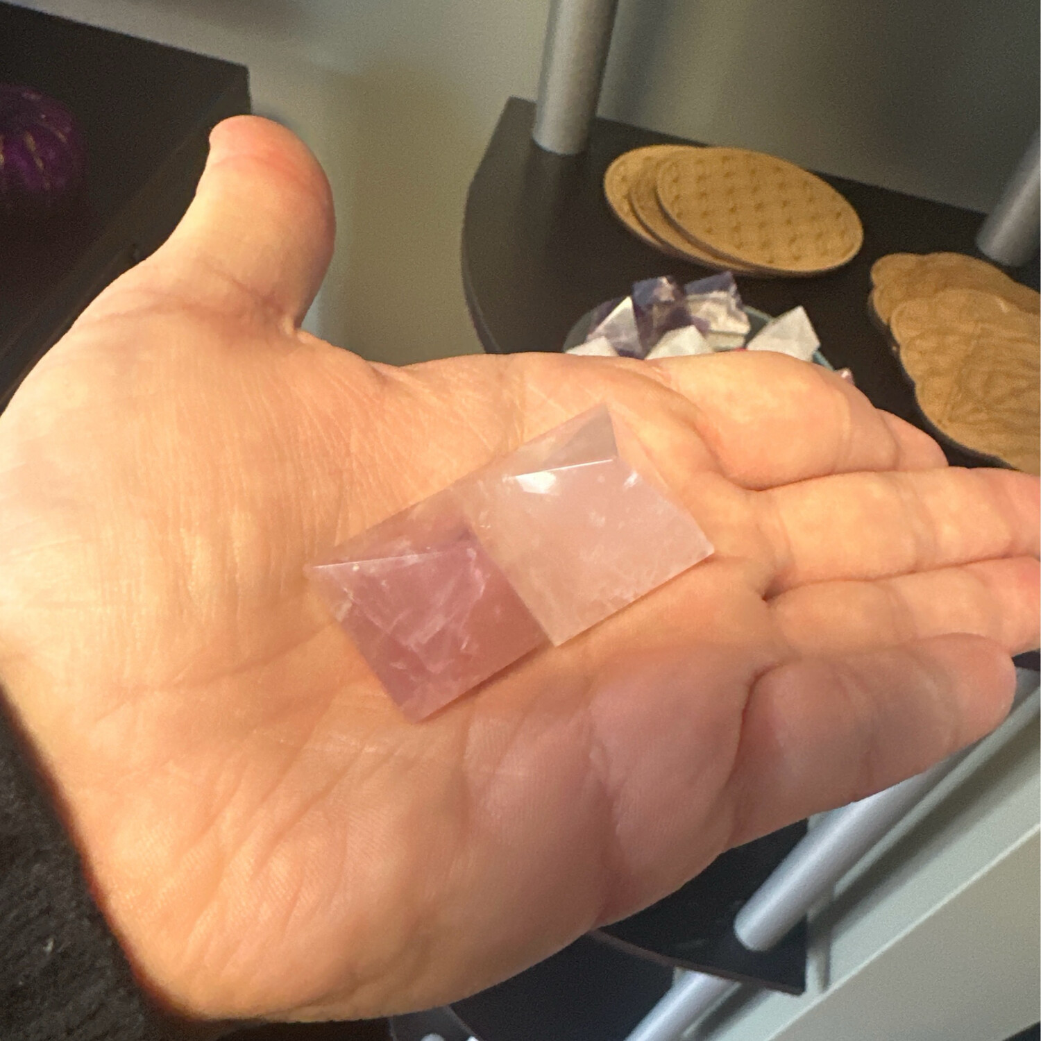 Crystal Pyramids, Type: Rose Quartz