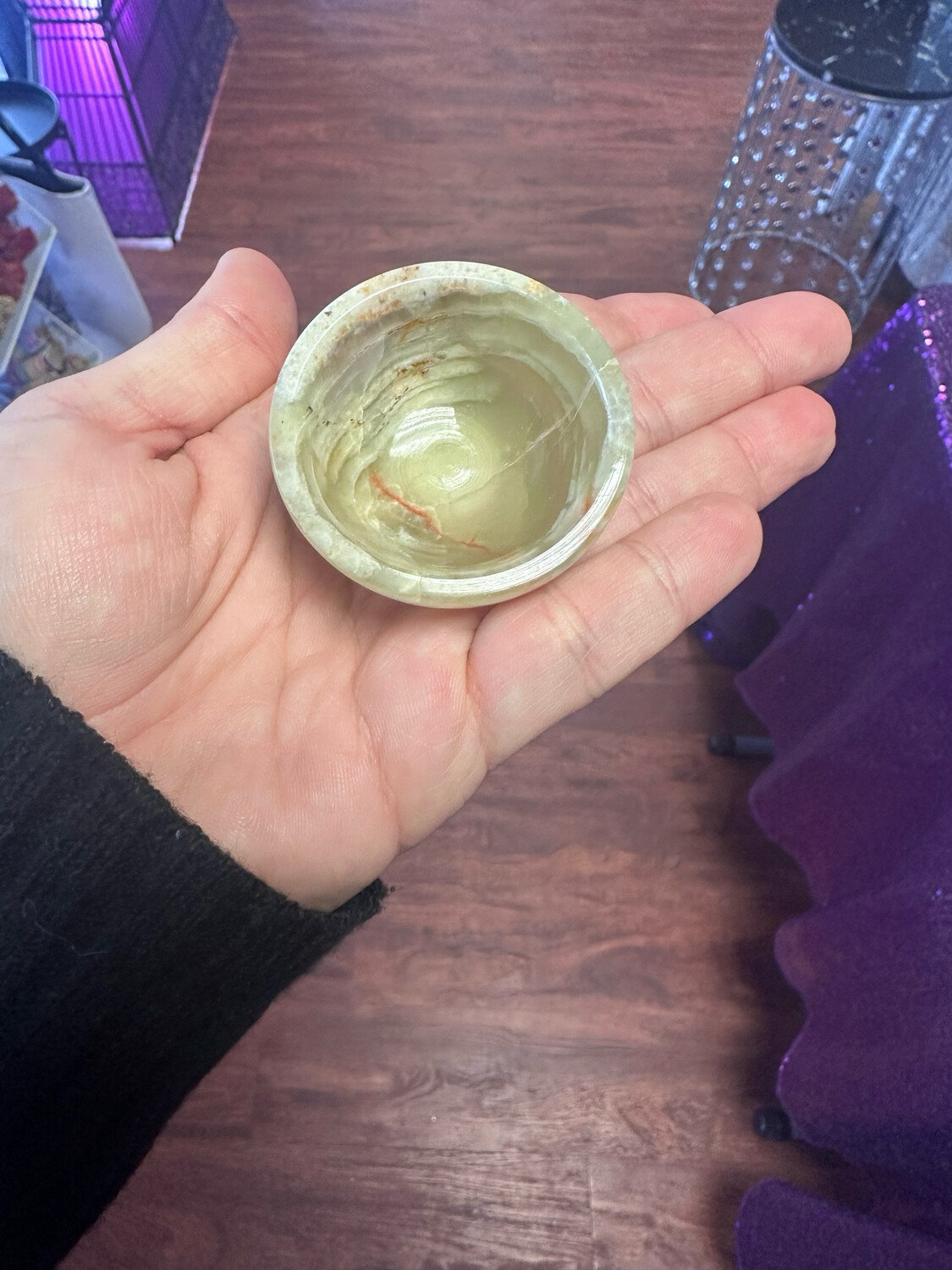 Green Onyx Bowls, Style: Mini