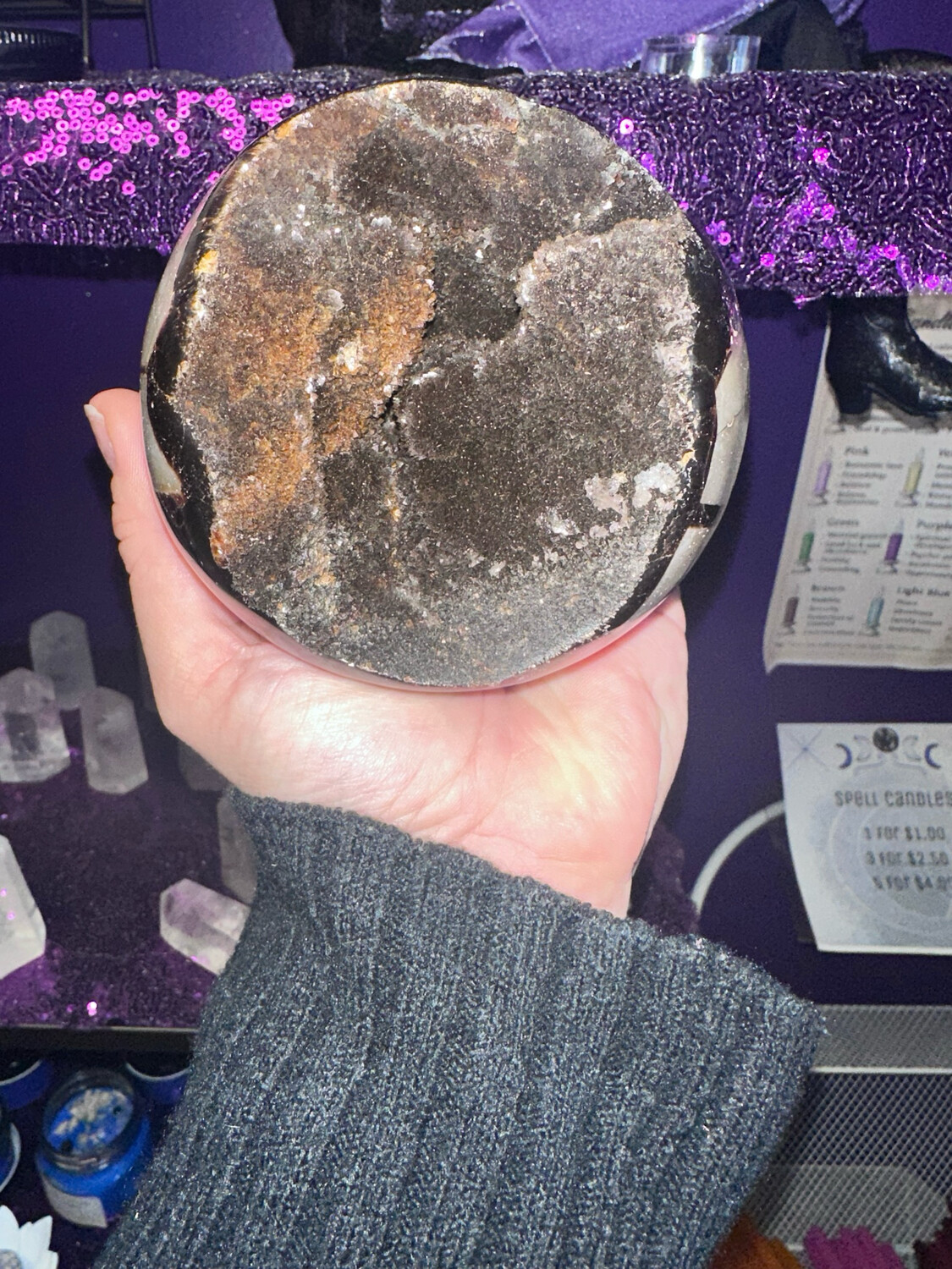 Septarian Sphere