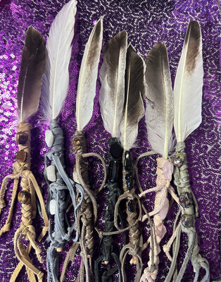 Sacred Feather Smudge Wands