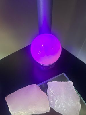 Pink Mango Calcite Sphere