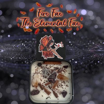 Fire Fae Intention Candle