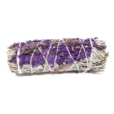 White Sage &amp; Lavender Smudge Stick