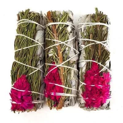 White Sage Rosemary &amp; Plume Celosia