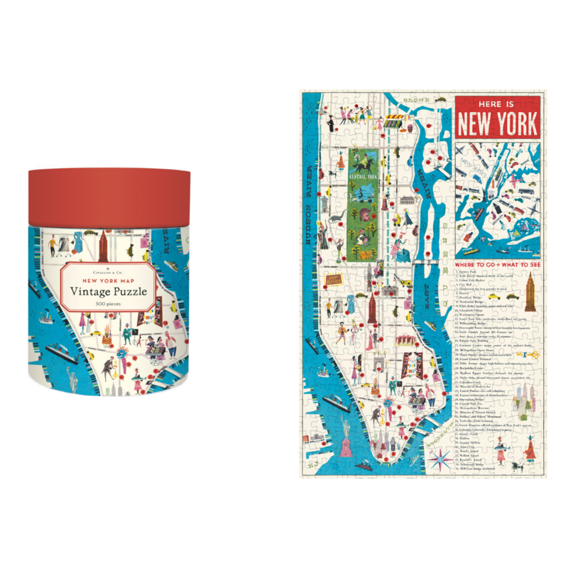 Cavallini & Co. New York City Puzzle Map Cavallini & Co. New York City Puzzle Map