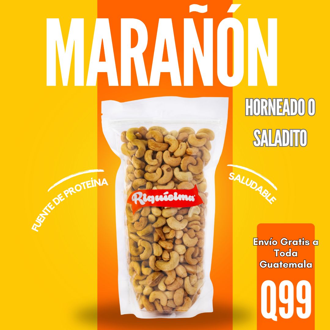 1 libra de marañón horneado o saladito
