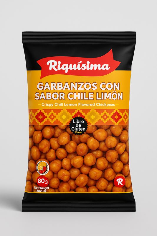 Garbanzos Chile Limón 80g