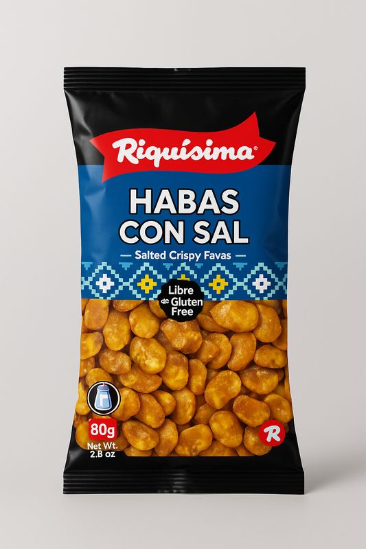 Habas Sal 100g