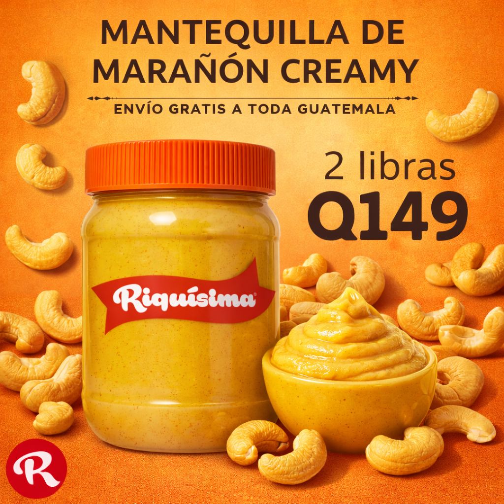 Mantequilla de Marañon Creamy 2lb Mantequilla de Marañon Creamy 2lb