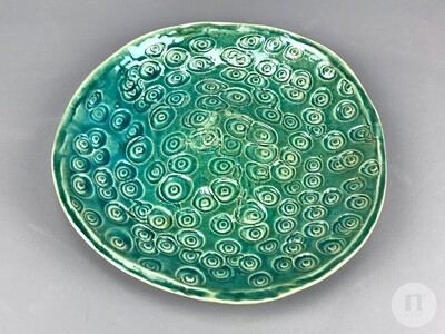 Green Rings Platter