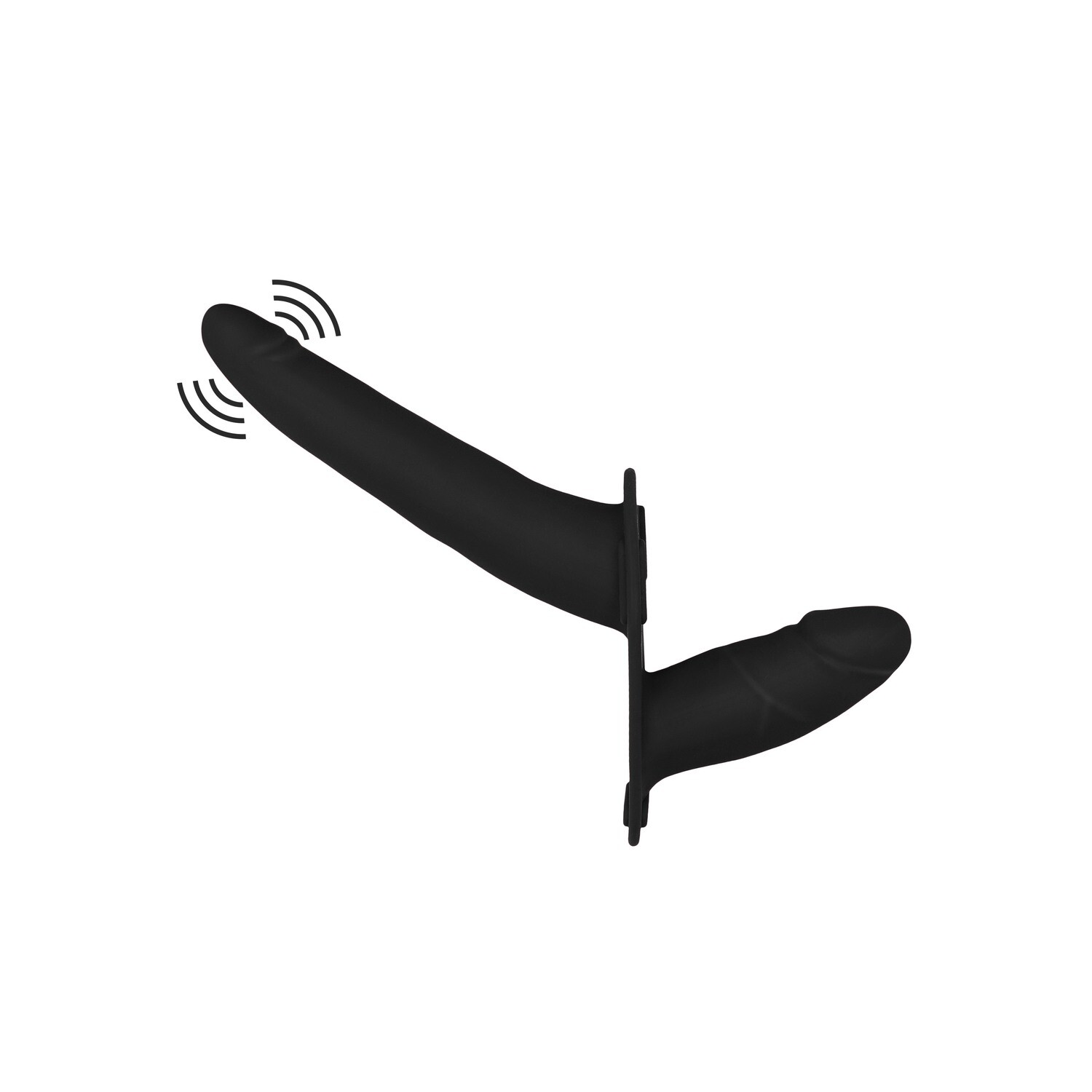 GROXXX Rechargeable Double Vibrating Silicone StrapOn