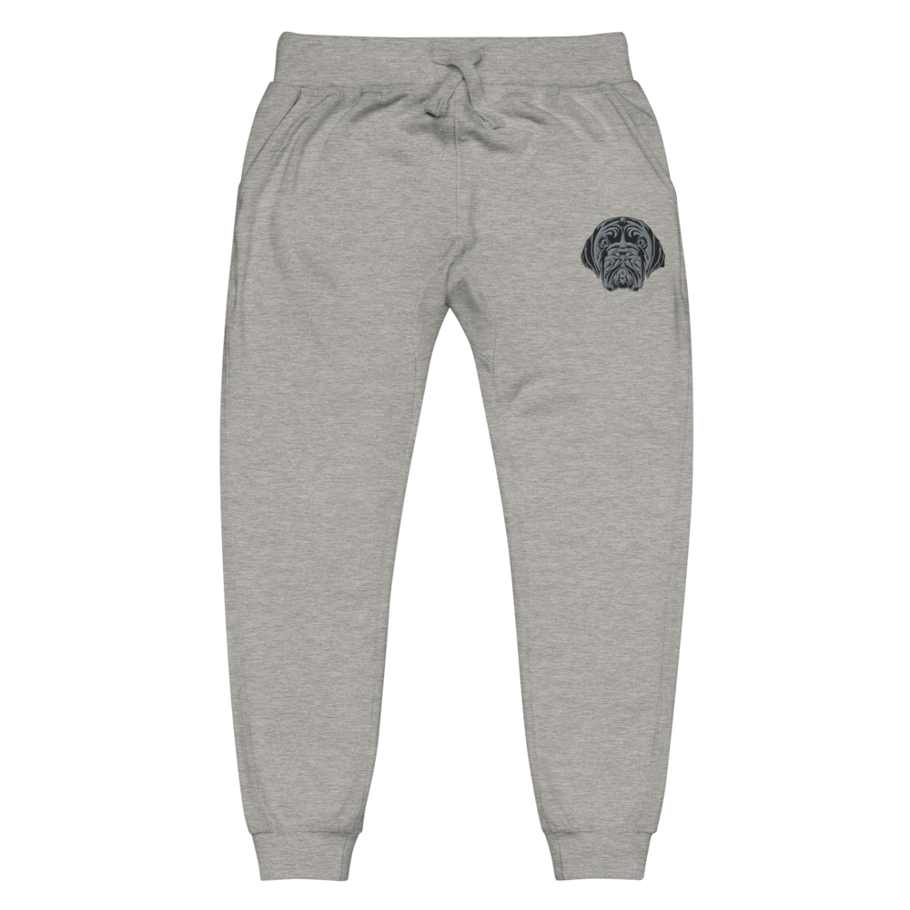 LA LINEA NEGRA (BLACK) Unisex fleece sweatpants (CARBON GREY)