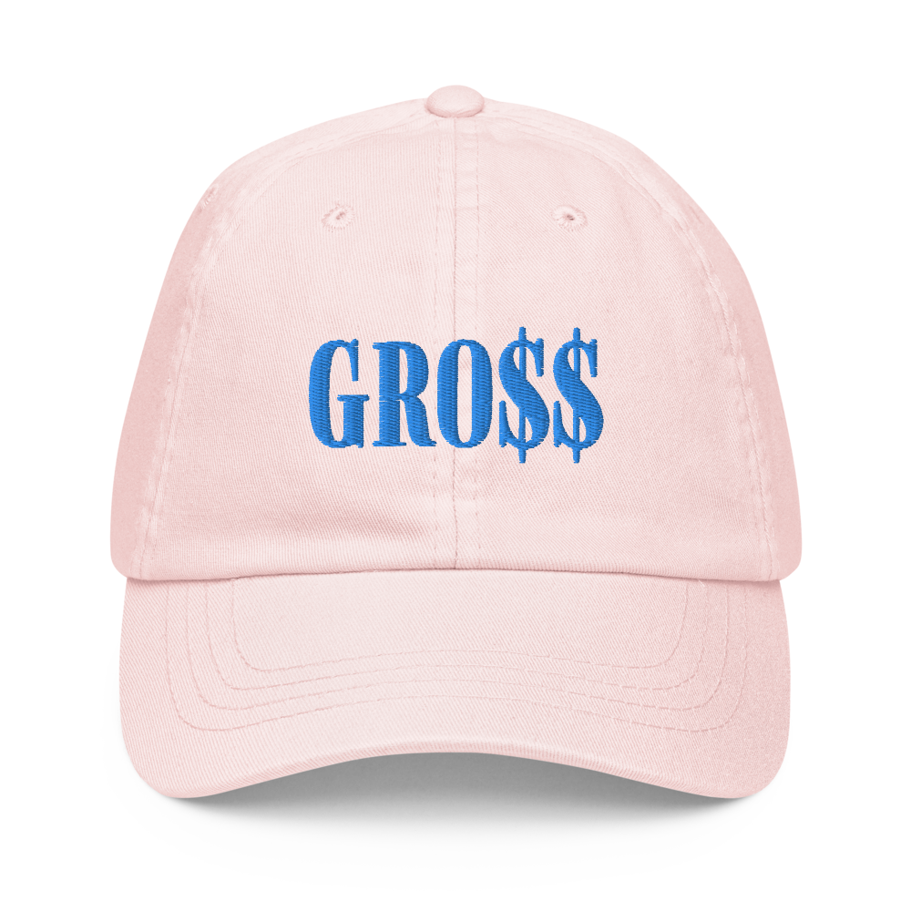 GRO$$ (BAE BLUE) Pastel baseball hat (PASTEL PINK)