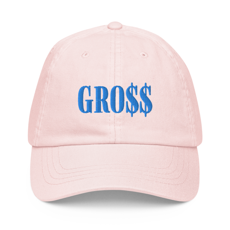 GRO$$ (BAE BLUE) Pastel baseball hat (PASTEL PINK)