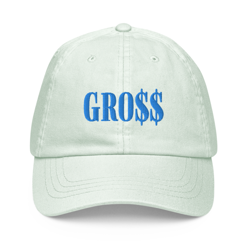 GRO$$ (BAE BLUE) Pastel baseball hat (PASTEL MINT GREEN)