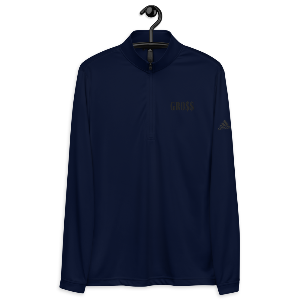 GRO$$ (BLACK) Quarter zip pullover (COLLEGIATE NAVY BLUE)
