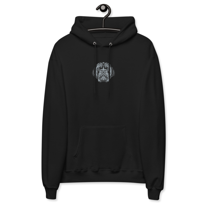 LA LINEA NEGRA (BLACK) Unisex fleece hoodie (BLACK)