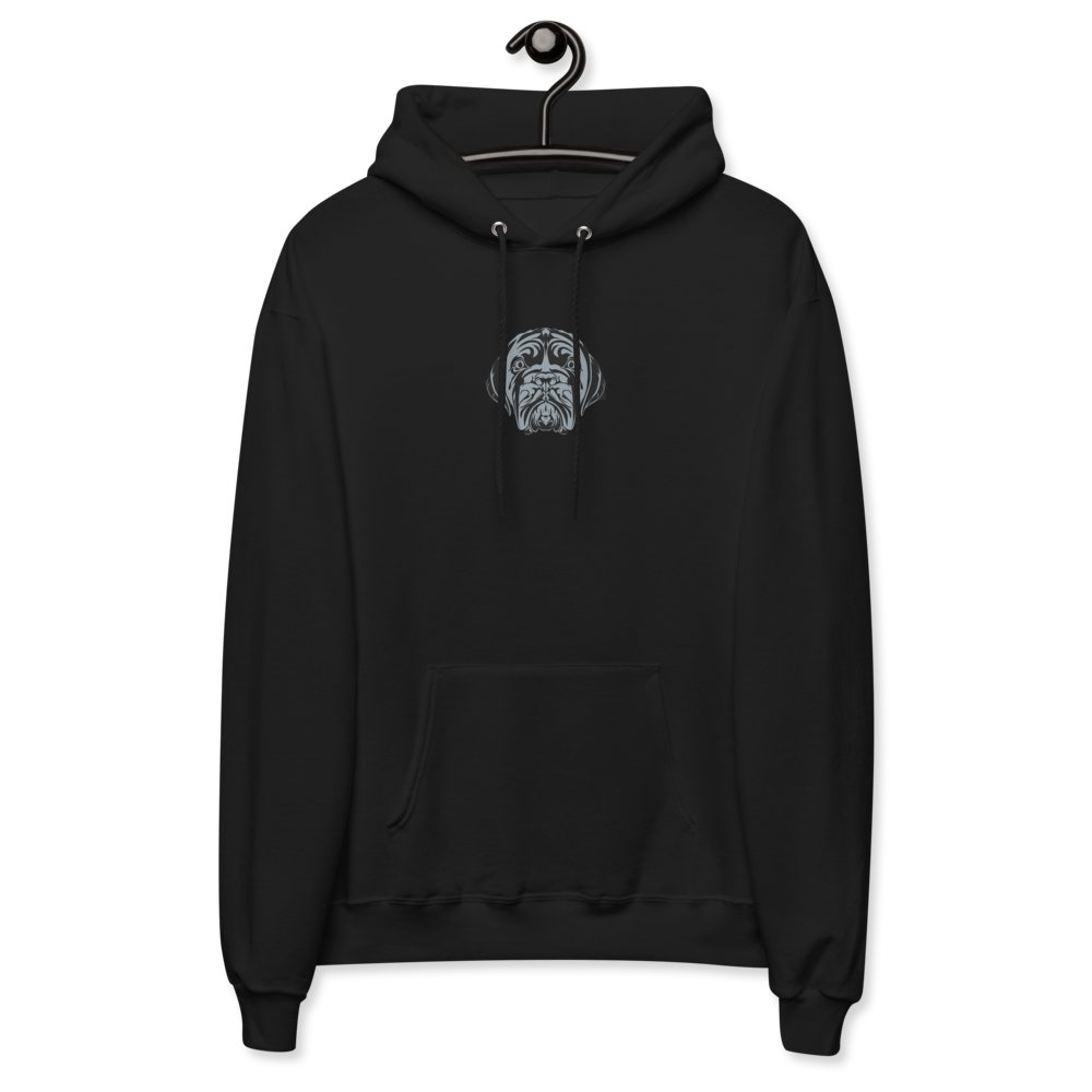 LA LINEA NEGRA (BLACK) Unisex fleece hoodie (BLACK)