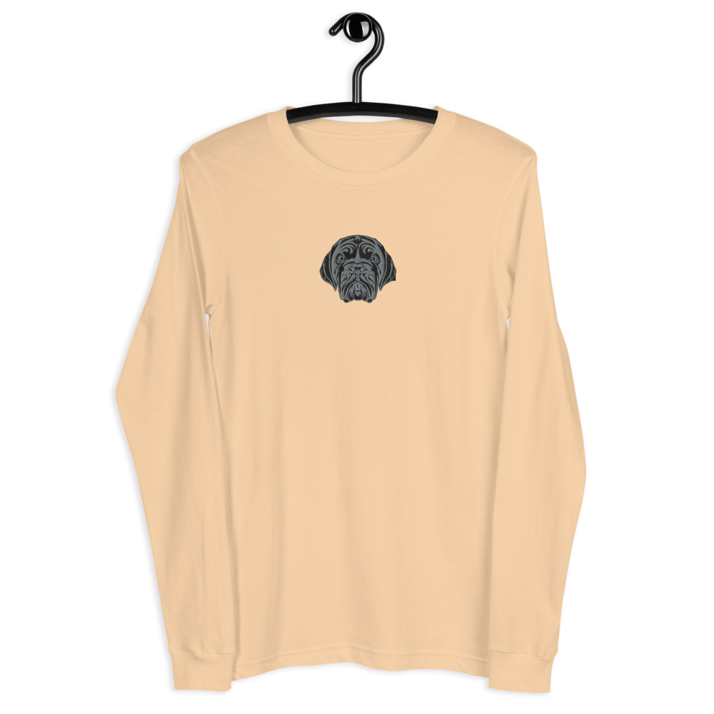 LA LINEA NEGRA (BLACK) Unisex Long Sleeve Tee (SAND DUNE)