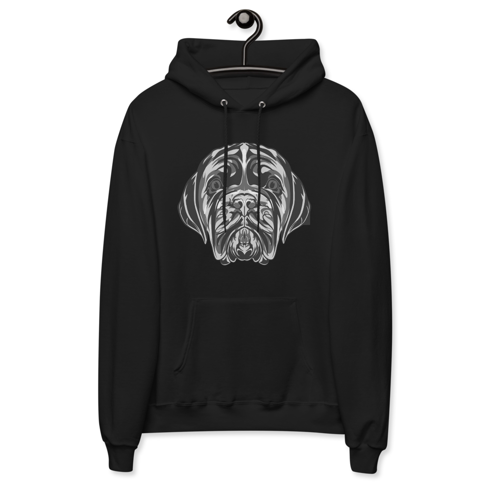 LA LINEA NEGRA (BLACK)/GRO$$ (BLACK) Unisex fleece hoodie (BLACK), Color: Black, Size: S