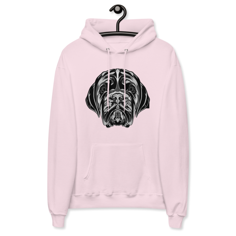 LA LINEA NEGRA (BLACK)/GRO$$ (BLACK) Unisex fleece hoodie (PALE PINK)