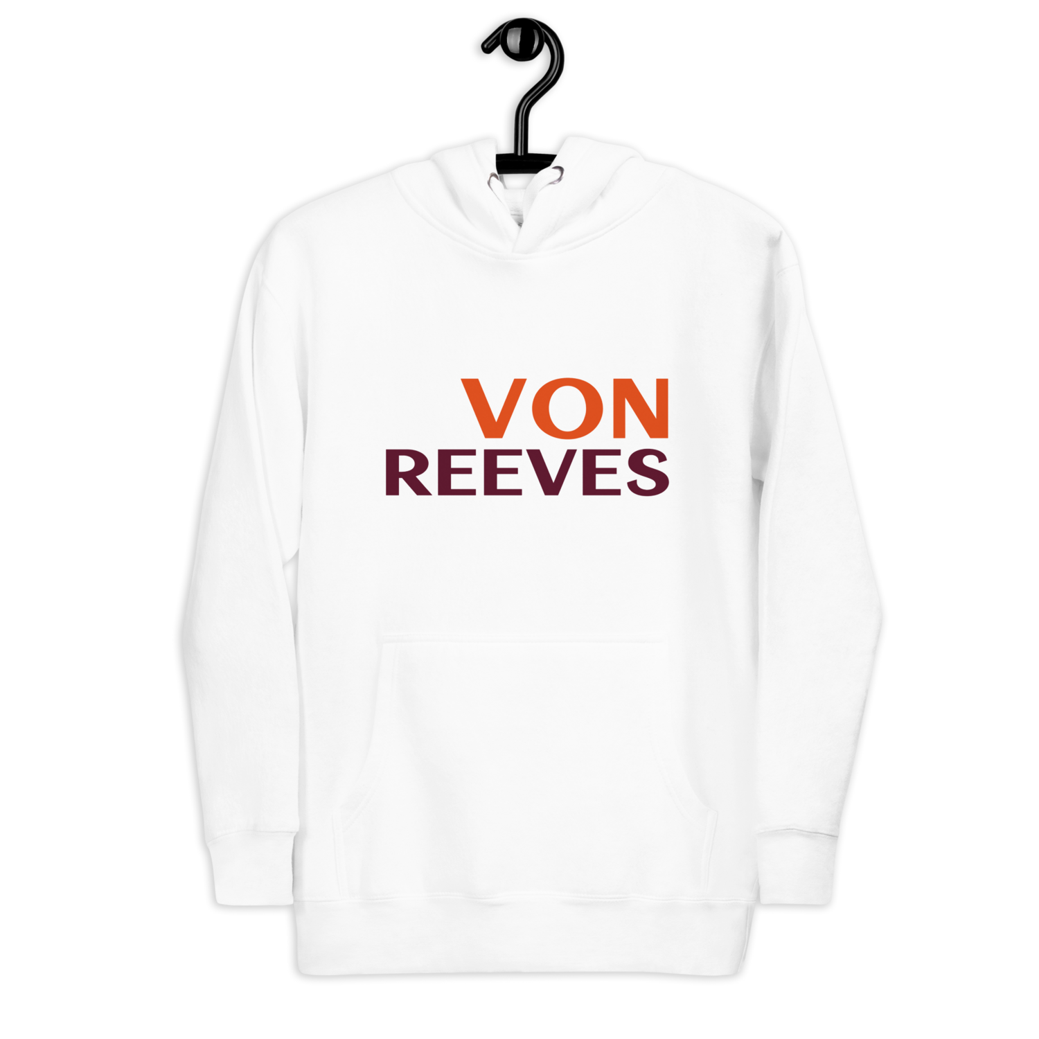 VON REEVES Unisex Hoodie (WHITE)