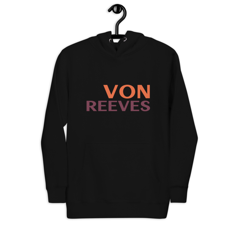 VON REEVES Unisex Hoodie (BLACK)