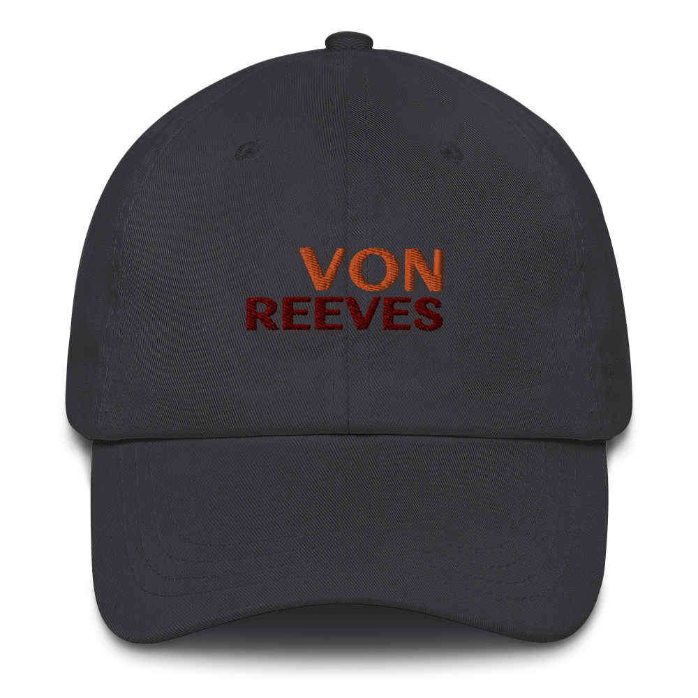 VON REEVES EMBROIDERED hat (DARK GREY)
