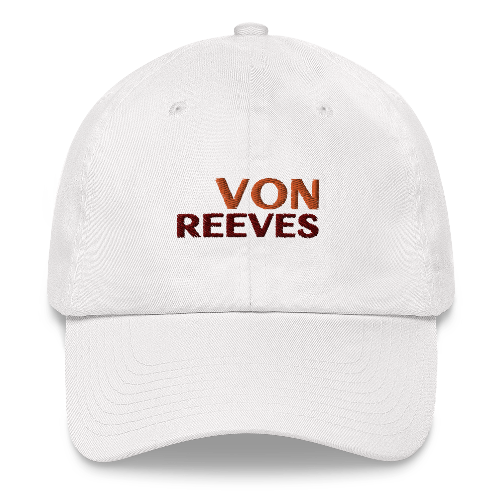VON REEVES EMBROIDERED hat (WHITE)