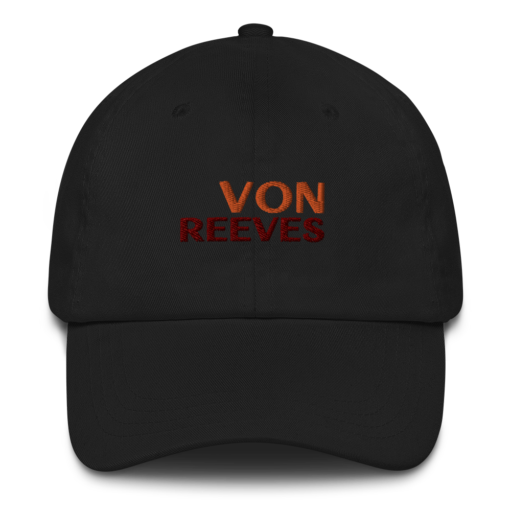 VON REEVES EMBROIDERED hat (BLACK)