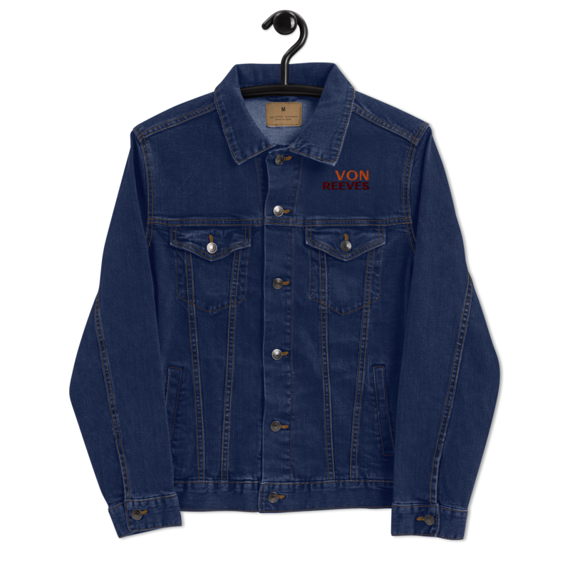 VON REEVES Unisex PREMIUM denim jacket (CLASSIC BLUE DENIM)