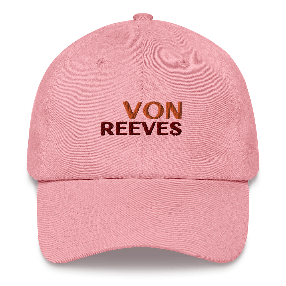 VON REEVES EMBROIDERED hat (PINK)
