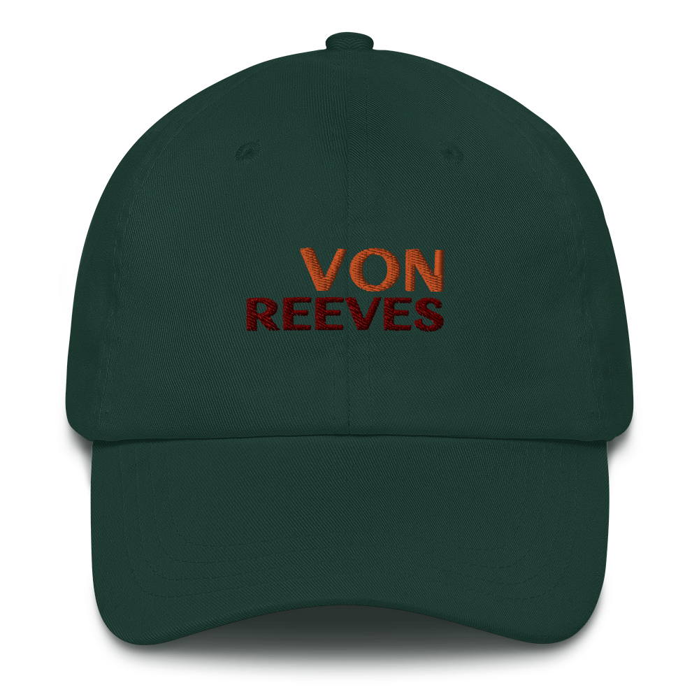 VON REEVES EMBROIDERED hat (SPRUCE GREEN)