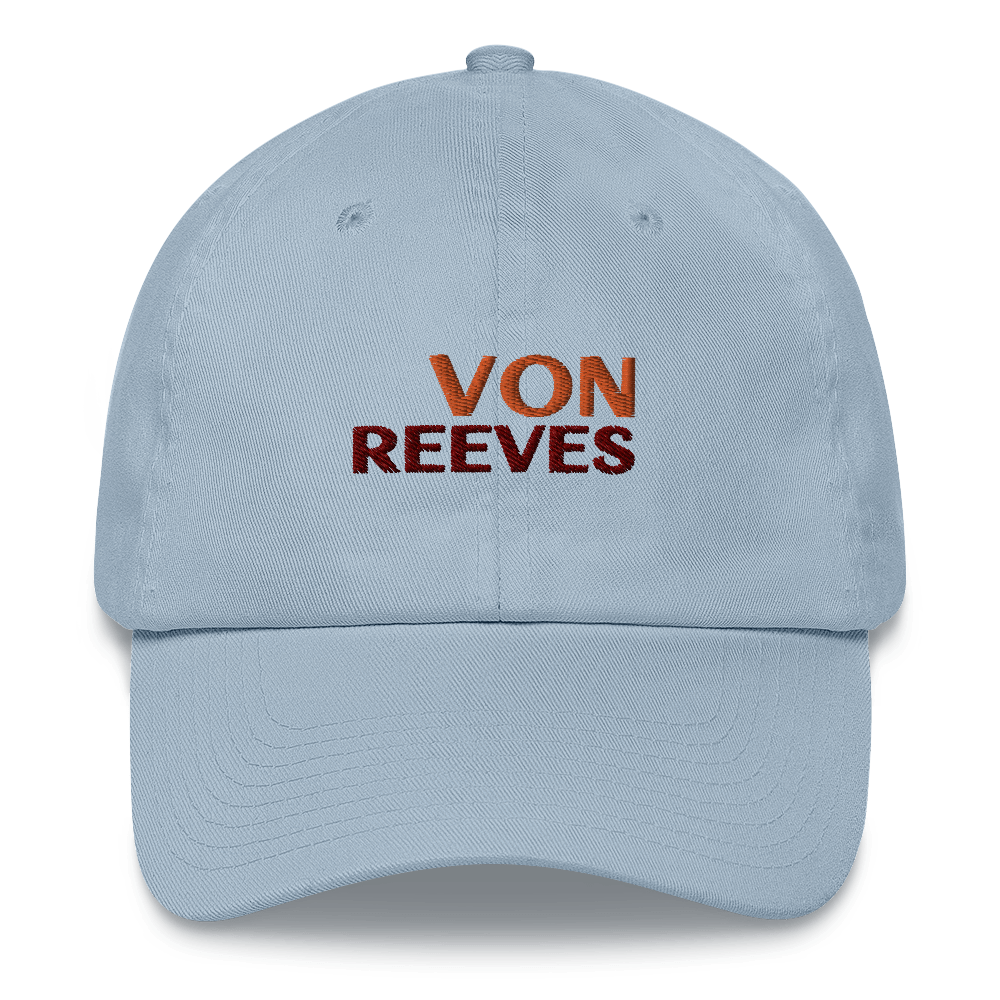 VON REEVES EMBROIDERED hat (LIGHT BLUE)
