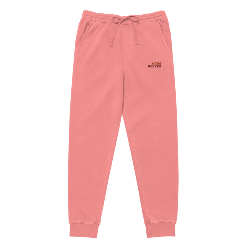 VON REEVES Unisex PREMIUM pigment-dyed sweatpants (PIGMENT PINK)